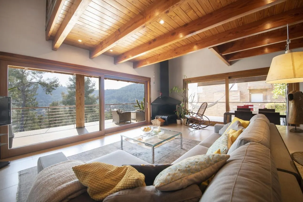 Torrelles De Llobregat Catalunya Casas Infinity Pool And Views 20Min To Barcelona 빌라 스페인